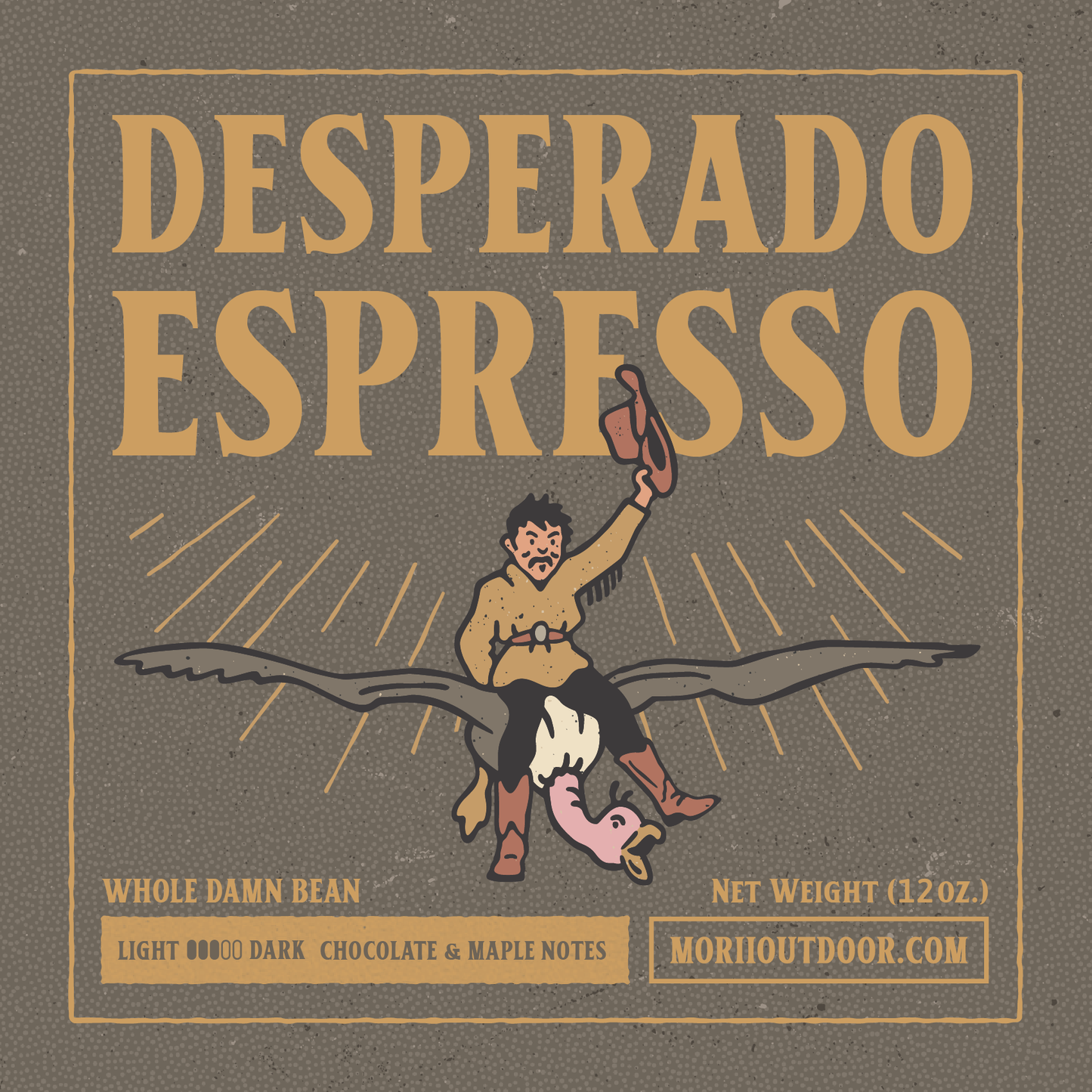 Desperado Espresso Blend - 12 Oz Whole Bean Coffee