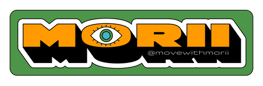MORII "all seeing eye" stylized sticker