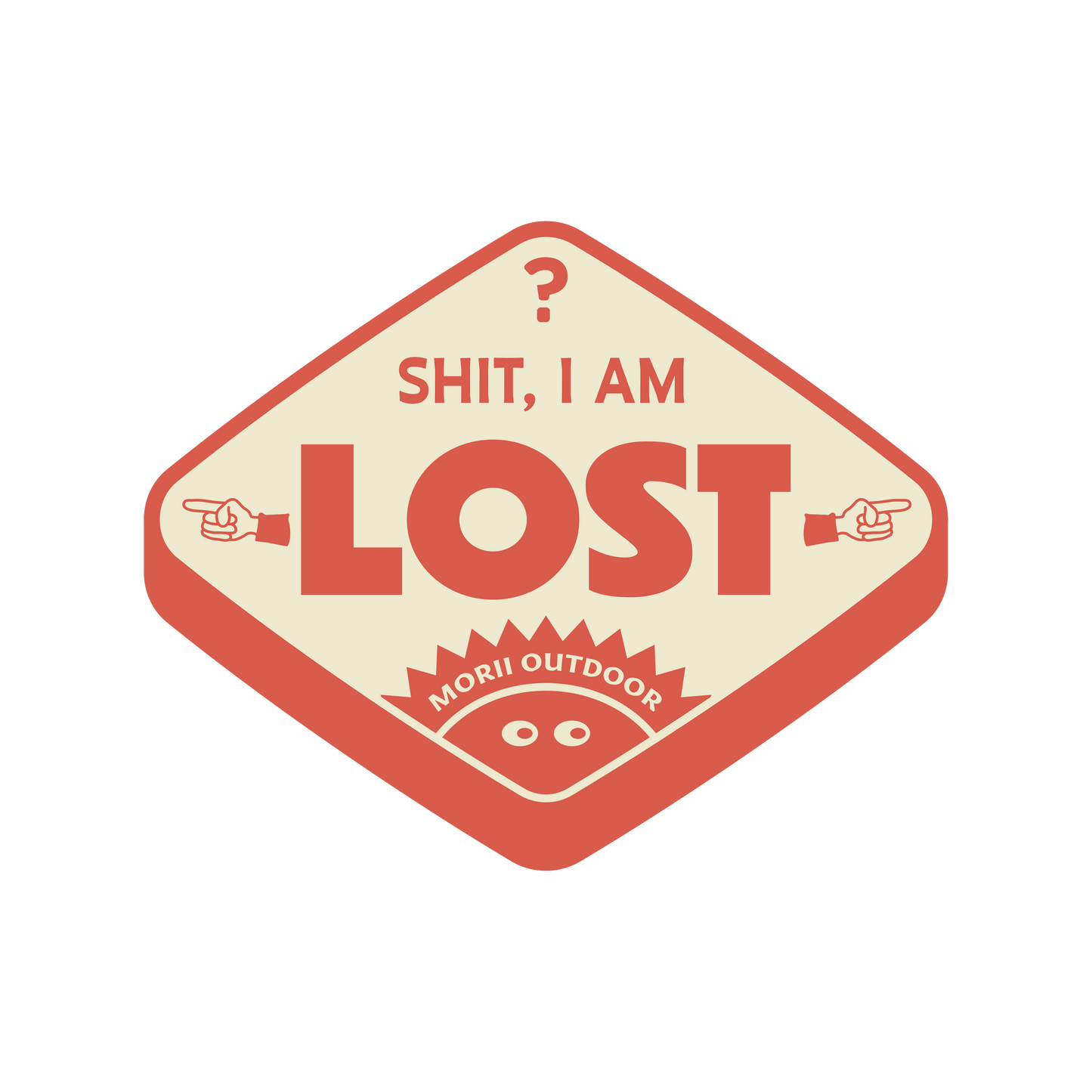 "SHIT, I'M LOST" STICKER - MORII OUTDOOR